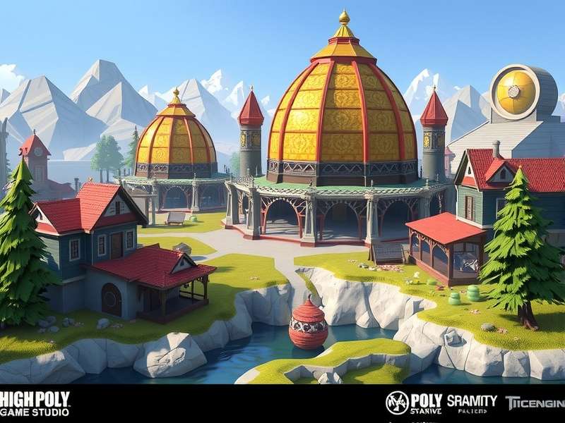 Game Development Workspace at High Poly Game Studio